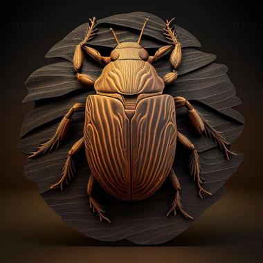 3D модель Onthophagus tuberculifrons (STL)